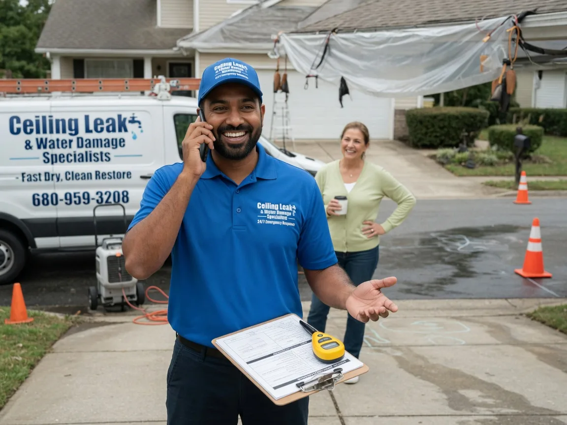 Ceiling Leak Cleanup Medina, ND FAQs